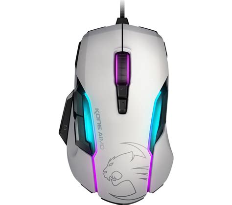 Roccat Kone Aimo Optical Gaming Mouse White Deals Pc World