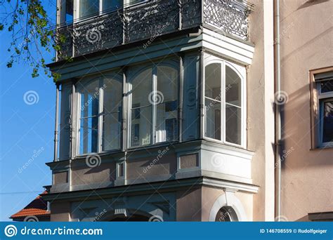 Fachadas Hist Ricas De La Ciudad Con Las Puertas Del Balc N De Las