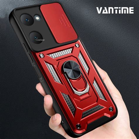 Vantime For Vivo Y03 Y03t Y18 Y18s Y28s 4G 5G Case Hard Sliding