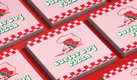 Surfer Boy Pizza Branding on Behance