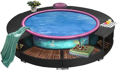 Hot Tub Rattan Surrounds Uk Rattan Hot Tub Surround Kit