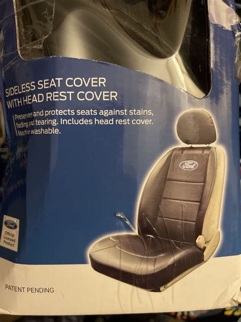 Plasticolor Ford Sideless Seat Cover With Head Rest Cover A1 Ebay