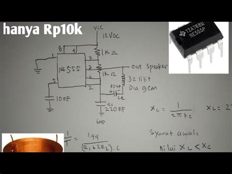 Metal Detektor Ic Ne Simpel Youtube