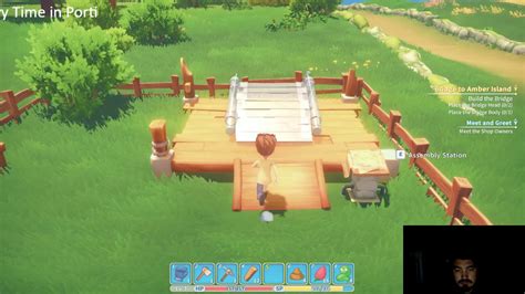 My Time At Portia Crafting Our First Rod Youtube