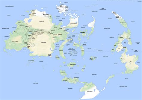 Naruto Complete World Map By Fire Daimyo On Deviantart