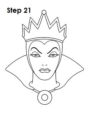 How to Draw the Evil Queen (Snow White)