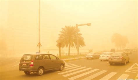 Algeria Extreme Dust Storm Colors Sky Turns Blood Red Strange Sounds