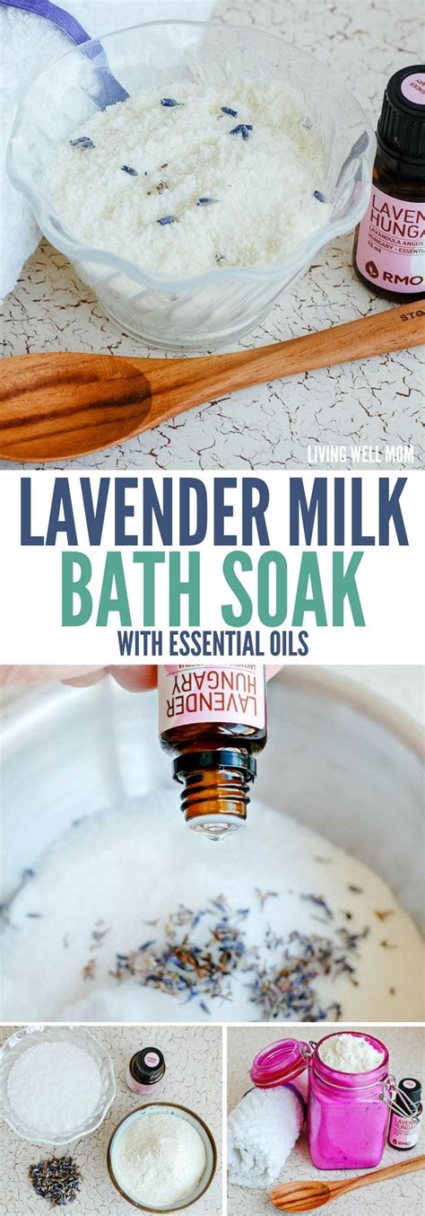 Treat Yourself To A Relaxing All Natural Lavender Milk Bath Soak Using