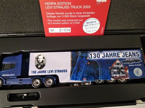 Herpa Miniaturmodelle 149259 Scania Hauber TL Koffersattelzug 130