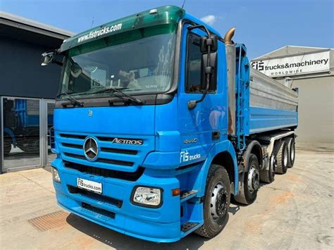 Tipper Mercedes Benz Actros 4146 8x6 Manual 15m3 Tipper Hydraulik Euro