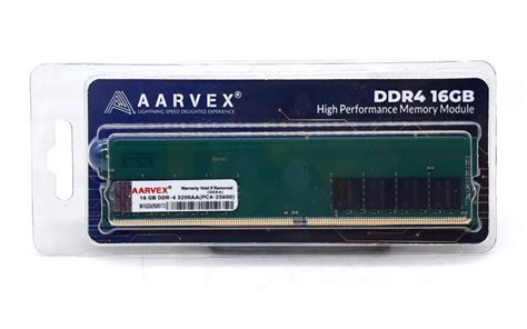 AARVEX DESKTOP RAM 16GB DDR4 3200 MHz MAXIMUM PERFORMANCE FOR YOUR PC