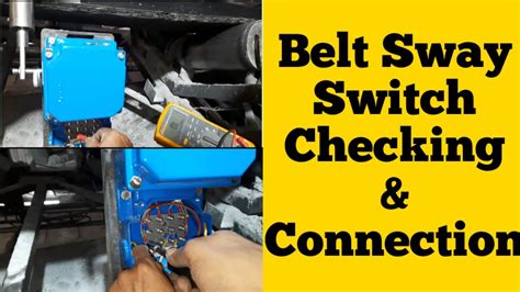 Belt Sway Switch Checking And Connection Bss Wiring Conveyor Belt