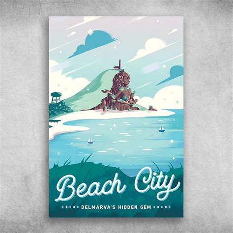 Beach City Steven Universe Retro Travel - FridayStuff