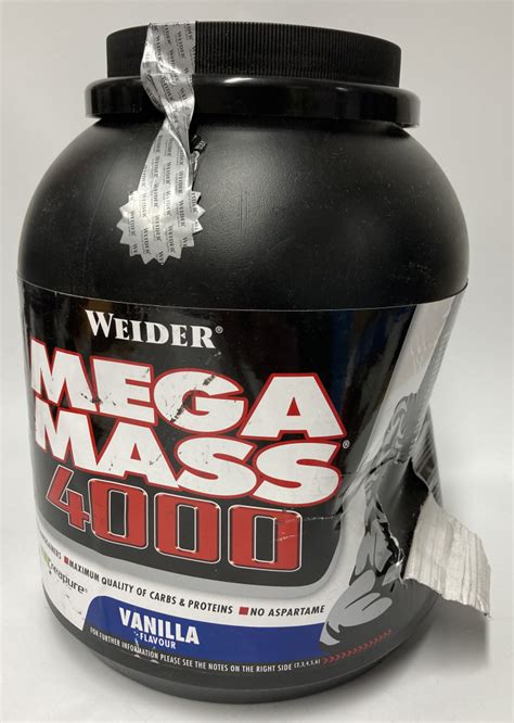 Weider Mega Mass Bodybuilding And Sports Supplements