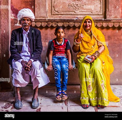 Indian Visitors, Junagarh Fort, Bikaner, Bikaner, Rajasthan, India ...