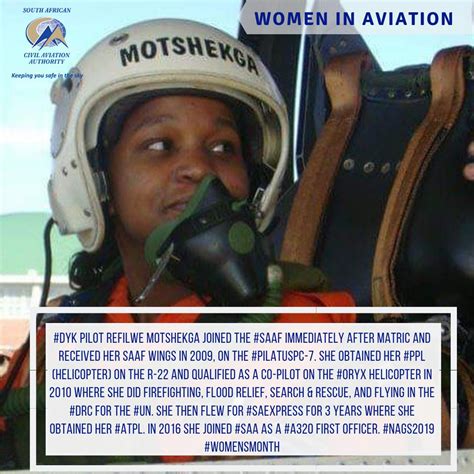 Sa Civil Aviation Authority Sacaa On Twitter Dyk Pilot Refilwe