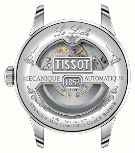 Tissot Men S Le Locle Powermatic 80 Silver Open Heart Dial