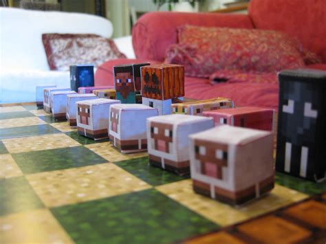 Papercraft Minecraft Made Using The Patterns From Pixel Pa Flickr