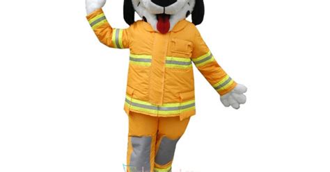 Sparky Fire Dog Mascot Costume