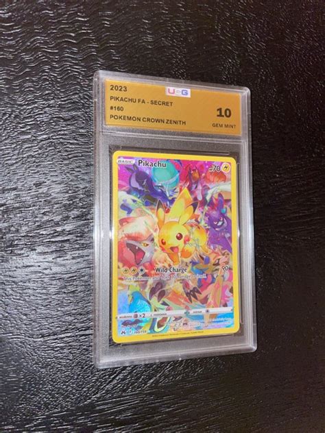 Crown Zenith Pokémon Klassifisert Kort Pikachu Full Art Catawiki