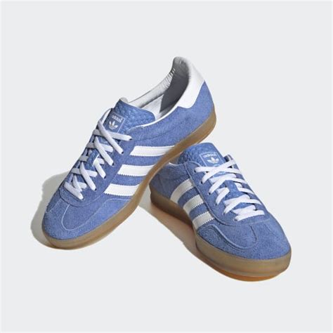 Adidas Gazelle Indoor Shoes Blue Free Shipping With AdiClub Adidas US