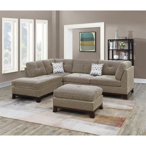 Latitude Run Exekias 3 Piece Upholstered Sectional Wayfair