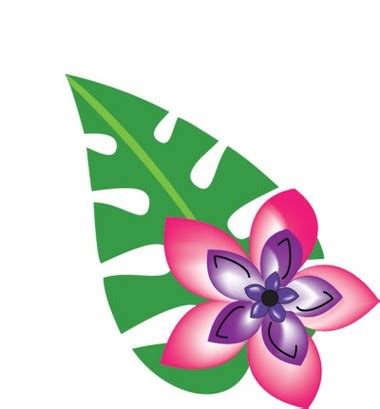 Hawaiian Flowers Clipart No Background Pink Flower Clip Art Png