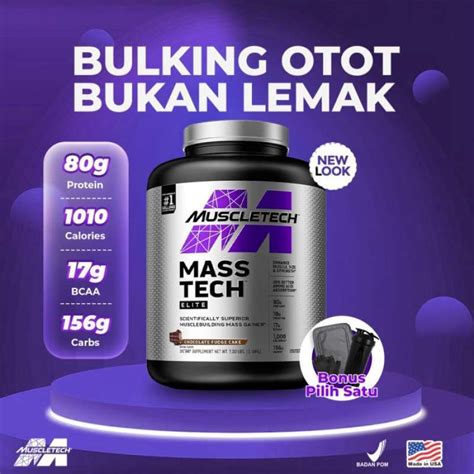 Promo Muscletech Masstech Gainer 7 Lbs Diskon 33 Di Seller Lucky Vania