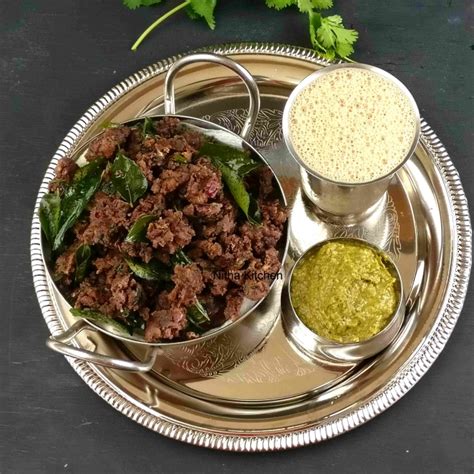 Ragi Pakoda Pakora Finger Millet Fritters Nitha Kitchen Hot Milk