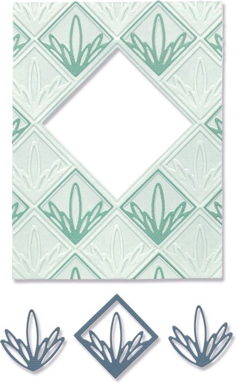 Sizzix 3 D Impresslits Embossing Folder Ornate Frame Bol