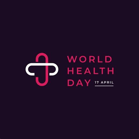 Premium Vector World Health Day Logo Design Vector Illustration