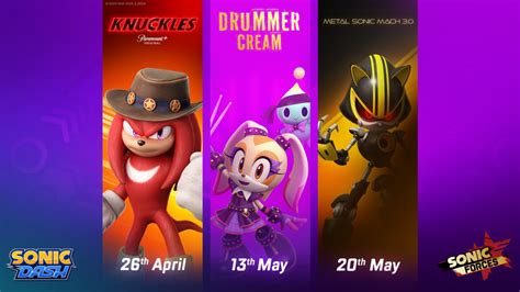 Sonic Forces and Dash Introduces Series Knuckles, Drummer Cream, Metal 3.0 And More! (IMPORTANT ...