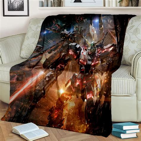 Gundam Fighting Blanket Gundam Merch