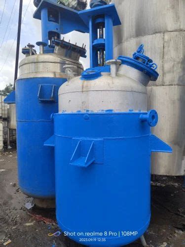 Stainless Steel Chemical Process Reactor Max Pressure 6 Kg Capacity