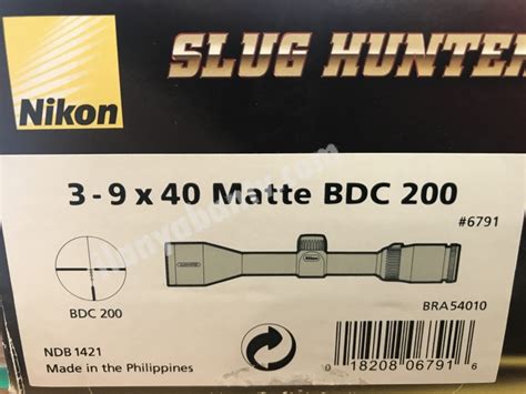 Nikon Slug Hunter 3 9x40 Bdc200