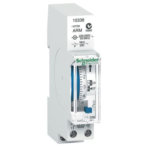 Horloge Analogique IH 24h Avec 1 Module 100h 1C 16A Schneider Electric