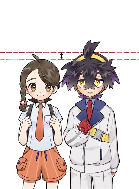 kieran and juliana (pokemon and 1 more) drawn by kyouka._(kyouka