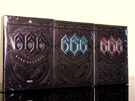 666 Rose Gold And Frostbite Playing Cards Standard Set By Riffle Shuffle