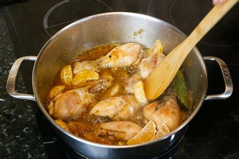 Cocina Andaluza Muslos De Pollo En Salsa De Mandarina