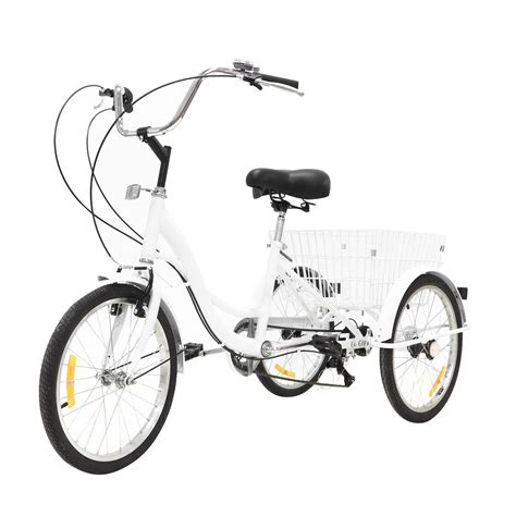 3 Wheeled Bike With Basket For Seniors, Women, Men. Adult Tricycle ...