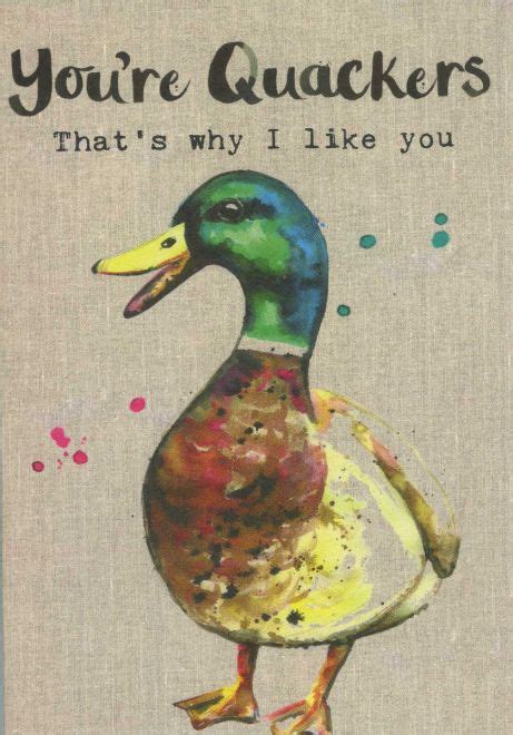 Youre Quackers Greetings Card