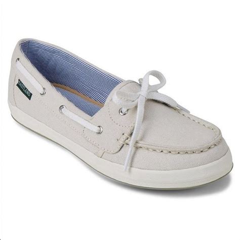 Eastland Womans Skip Canvas Boat Shoe Slip On Womens Boat Shoes Boat Shoes Canvas Boat Shoes