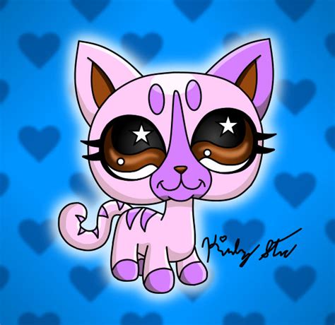 Lps Purple Cat By Drinkyourvegetable On Deviantart