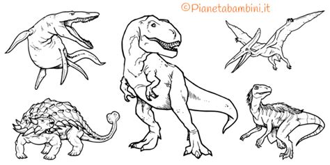 76 Disegni Di Dinosauri Da Colorare PianetaBambini It