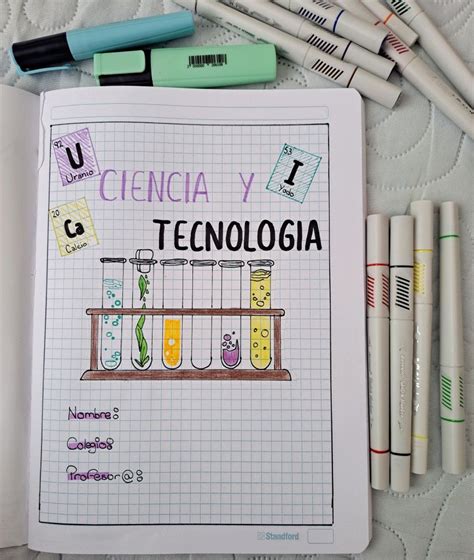 Car Tula De Ciencia Y Tecnolog A Caratulas De Ciencias Dise O Mapa