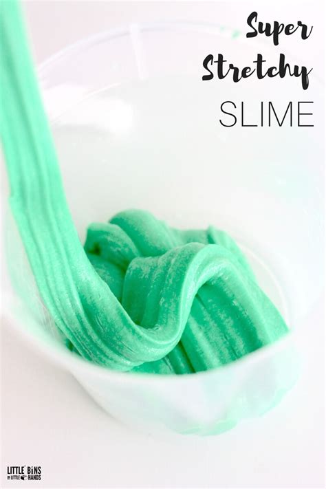 Make Stretchy Slime For Kids With No Borax Powder Or Liquid Starch