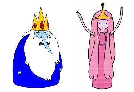 Adventure Time Ice King And Princess Bubblegum