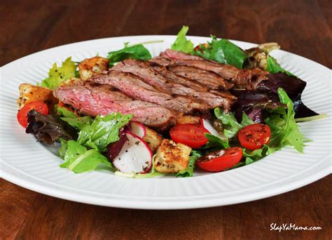 Skirt Steak Salad Slap Ya Mama Cajun Seasoning Recipes