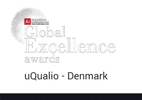 UQualio Receives The AI Global Excellence Award 2023