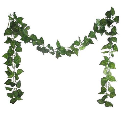 Premium 8ft Artificial Trailing Ivy Vine Leaf Garland Fern Greenery ...